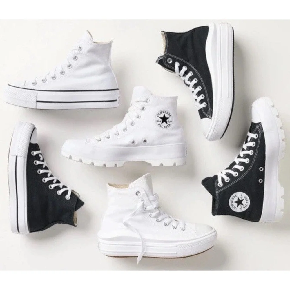 Converse Chuck Taylor All Star Lift Hightop White Women's Shoes 560846C 10.5 New